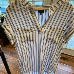 Striped tunic top